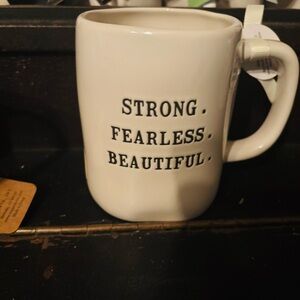 Rae Dunn double sided Inspirational Mug